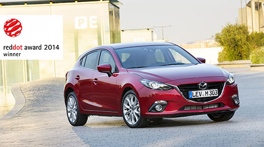 New Mazda 3 bags Red Dot Design Award