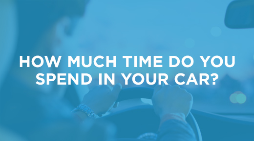 How much time do you spend in your car | Infographic