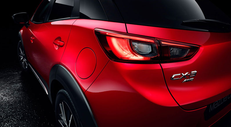 Mazda CX3 rear angle