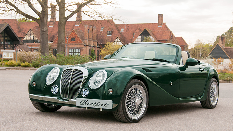 Mitsuoka Brookland in British Racing Green with Wire wheels
