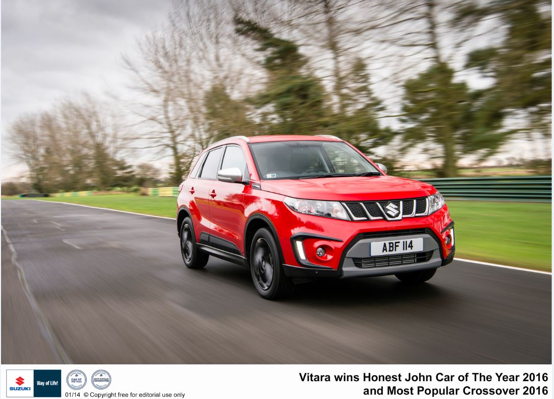 Suzuki Vitara wins Car of the Year