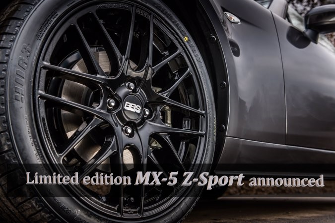 Limited Edition Mazda MX-5 Z-Sport announced