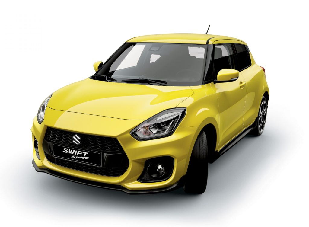 2018 Suzuki Swift Sport Front and side view