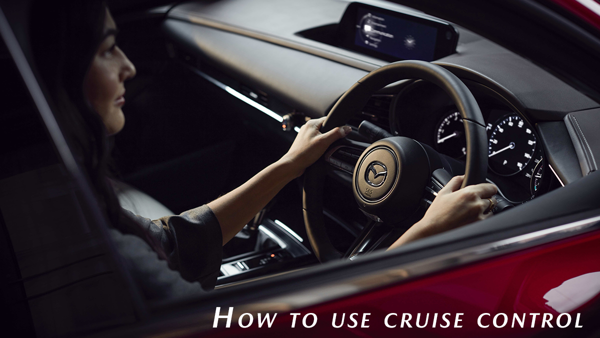 How to use cruise control