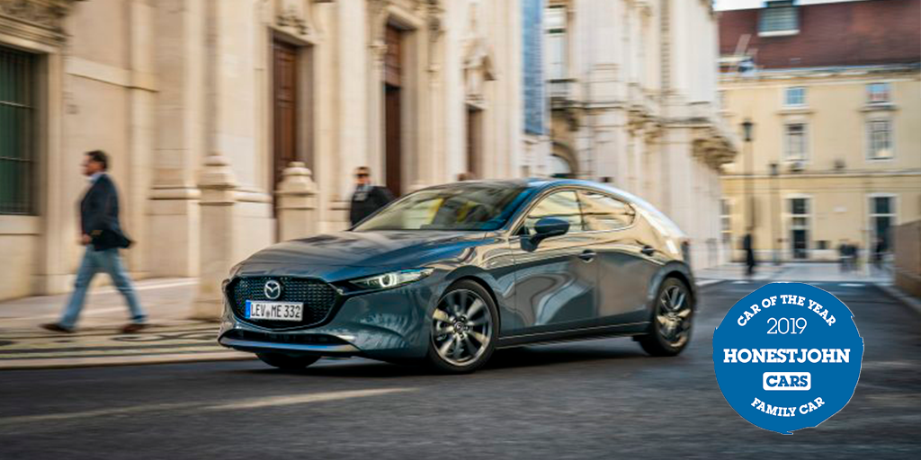 All-new Mazda 3 wins Honest John 2019 Car of the Year Award