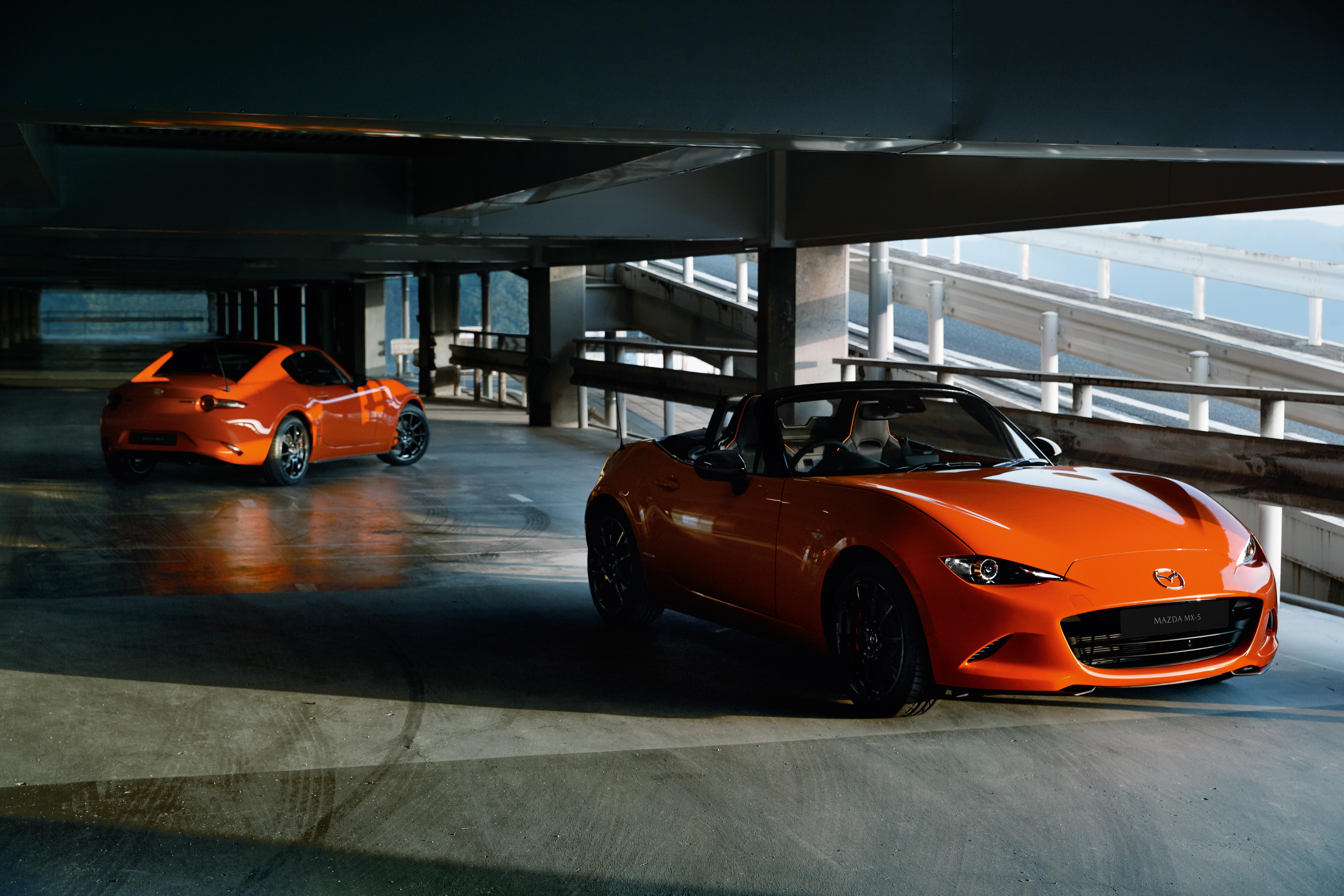 30th Anniversary Limited Edition MX-5 in converitble and RF