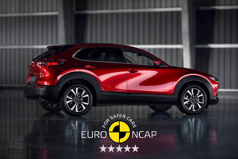 CX-30 receives near perfect score in Euro-NCAP safety test