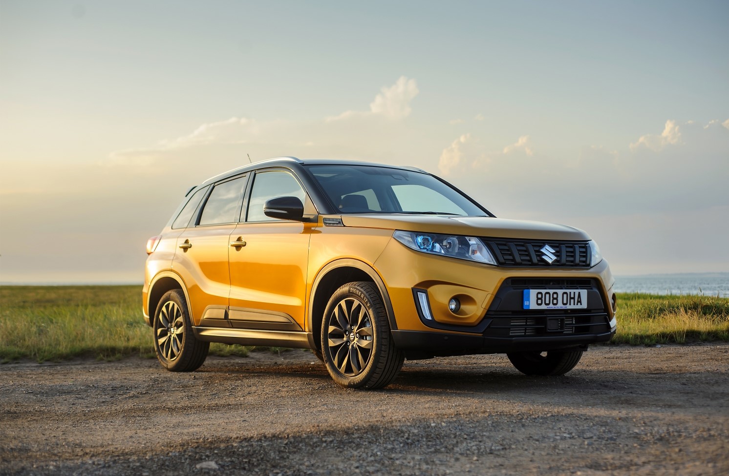 2019 Suzuki Vitara gold side