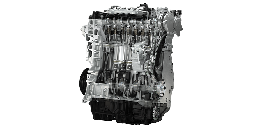 An example of a Mazda3 engine which is Euro6 compliant